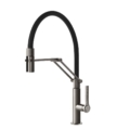 Gessi OFFICINE GESSI 60055 Bateria kuchenna z obrotowa wylewka z dwoma trybami strumienia wody Otwor montazowy baterii 35 mm Wylewka obrotowa 360 ° Srednica wiele kolorow 031 Chrom 149 Finox 599 707 Czarny metal szczotkowany PVD 708 Miedź szczotkowana PVD