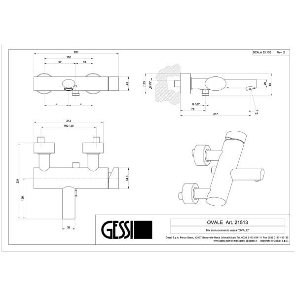 Gessi-OVALE-21513-Bateria-wannowa-natynkowa-z-przelacznikiem-wanna-prysznic-element-zewnetrzny-wiele-kolorow-rys-techniczny.jpg OVALE 21513 rysunek techniczny