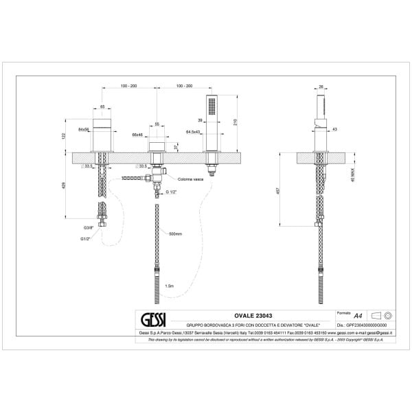 Gessi-OVALE-23043-Bateria-wannowa-3-otworowa-z-przelacznikiem-przylacza-1-2-waz-prysznicowy-15-m-wyciagana-sluchawka-prysznicowa-wiele-kolorow-rys-techniczny.jpg OVALE 23043 rysunek techniczny