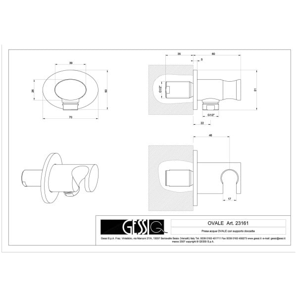 Gessi-OVALE-23161-Uchwyt-sluchawki-prysznicowej-z-przylaczem-1-2-wiele-kolorow-rys-techniczny.jpg OVALE 23161 rysunek techniczny