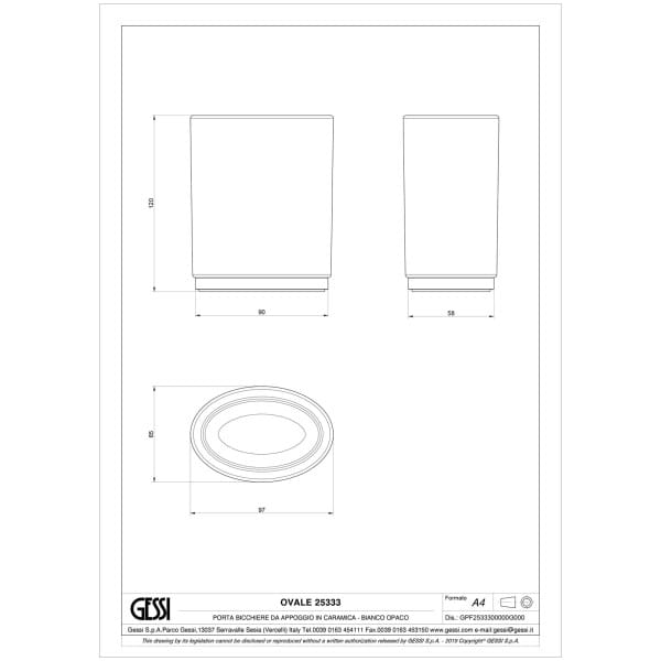 Gessi-OVALE-ACCESSORIES-25333-Kubek-na-szczoteczki-w-kolorze-bialym-wiele-kolorow-rys-techniczny.jpg OVALE ACCESSORIES 25333 rysunek techniczny