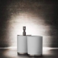 Gessi OVALE ACCESSORIES 25339 Dozownik do mydla w kolorze bialym wiele kolorow 031 Chrom 149 Finox 279 Biały CN 299 Czarny XL