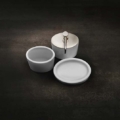 Gessi OVALE ACCESSORIES 25339 Dozownik do mydla w kolorze bialym wiele kolorow 031 Chrom 149 Finox 279 Biały CN 299 Czarny XL