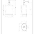 OVALE ACCESSORIES 25348 rysunek techniczny
