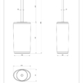 OVALE ACCESSORIES 25354 rysunek techniczny