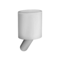 Gessi OVALE ACCESSORIES 25609 Kubek z uchwytem sciennym w kolorze bialym wiele kolorow 031 Chrom 149 Finox 279 Biały CN 299 Czarny XL