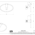 OVALE ACCESSORIES 25709 rysunek techniczny