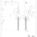 OVALE CUCINA 26021 rysunek techniczny
