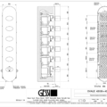 OVALE WELLNESS 43109+43050 rysunek techniczny