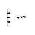 Gessi OVALE WELLNESS 43111 43052 Bateria termostatyczna podtynkowa 5 obiegowa high capacity przylacza 3 4 wiele kolorow 031 Chrom 149 Finox 079 Biały CN 299 Czarny XL