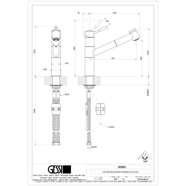 Gessi-OXYGENE-CUCINA-50305-Bateria-kuchenna-z-wyciagana-wylewka-wiele-kolorow-rys-techniczny.jpg OXYGENE CUCINA 50305 rysunek techniczny