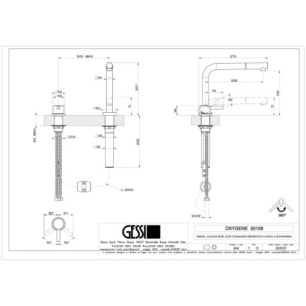 Gessi-OXYGENE-CUCINA-HT-50109-Bateria-kuchenna-zlewozmywakowa-z-oddzielnym-mieszaczem-skladna-chowana-wylewka-z-jednym-trybem-strumienia-wody-wiele-kolorow-rys-techniczny.jpg OXYGENE CUCINA H.T. 50109 rysunek techniczny