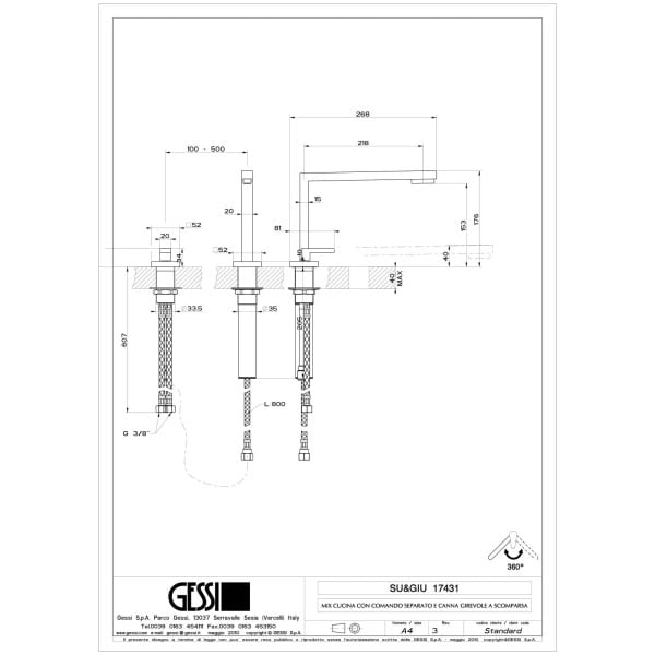 Gessi-QUADRO-CUCINA-17431-Bateria-kuchenna-podokienna-z-oddzielnym-mieszaczem-i-skladana-chowana-obrotowa-wylewka-360-°-wiele-kolorow-rys-techniczny.jpg QUADRO CUCINA 17431 rysunek techniczny