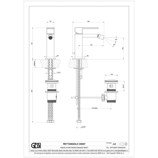 Gessi-RETTANGOLO-20007-Bateria-bidetowa-z-korkiem-automatycznym-wiele-kolorow-rys-techniczny.jpg RETTANGOLO 20007 rysunek techniczny