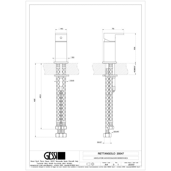 Gessi-RETTANGOLO-20047-Mieszacz-nablatowy-wiele-kolorow-rys-techniczny.jpg RETTANGOLO 20047 rysunek techniczny