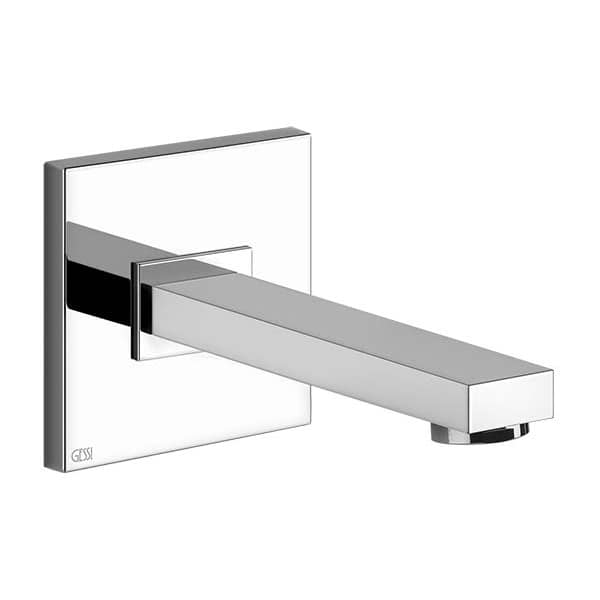 Gessi RETTANGOLO 20118 Wylewka scienna dlugosc na zamowienie min 70 mm max 300 mm z przylaczem 1 2 20005 20119 20605 20709 wiele kolorow 031 Chrom 149 Finox 299 Czarny XL 706 Czarny Metal PVD 030 Miedź PVD 707 Czarny metal szczotkowany PVD 708 Miedź szczotkowana PVD