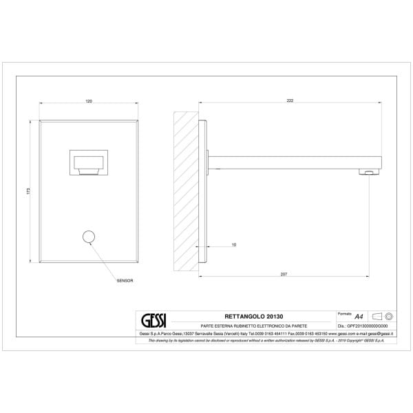 Gessi-RETTANGOLO-44679-20130-Bateria-elektroniczna-podtynkowa-scienna-mieszacz-bezdotykowy-wiele-kolorow-rys-techniczny.jpg RETTANGOLO 44679+20130 rysunek techniczny