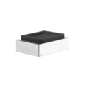 Gessi RETTANGOLO ACCESSORIES 20802 Mydelniczka scienna czarna wiele kolorow 031 Chrom 079 Biały CN 099 Czarny XL 149 Finox 706 Czarny Metal PVD 030 Miedź PVD 707 Czarny metal szczotkowany PVD 708 Miedź szczotkowana PVD