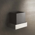 Gessi RETTANGOLO ACCESSORIES 20808 Kubek z uchwytem sciennym w kolorze czarnym wiele kolorow 031 Chrom 079 Biały CN 099 Czarny XL 149 Finox 706 Czarny Metal PVD 030 Miedź PVD 707 Czarny metal szczotkowany PVD 708 Miedź szczotkowana PVD