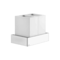 Gessi RETTANGOLO ACCESSORIES 20810 Uchwyt scienny na kubek w kolorze bialym wiele kolorow 031 Chrom 079 Biały CN 099 Czarny XL 149 Finox 706 Czarny Metal PVD 030 Miedź PVD 707 Czarny metal szczotkowany PVD 708 Miedź szczotkowana PVD