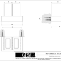 RETTANGOLO ACCESSORIES 20811 rysunek techniczny