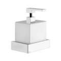 Gessi RETTANGOLO ACCESSORIES 20813 Dozownik do mydla scienny w kolorze bialym wiele kolorow 031 Chrom 099 Czarny XL 149 Finox 706 Czarny Metal PVD 030 Miedź PVD 707 Czarny metal szczotkowany PVD 708 Miedź szczotkowana PVD