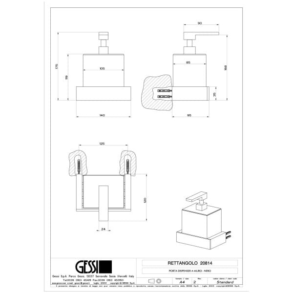 Gessi-RETTANGOLO-ACCESSORIES-20814-Dozownik-do-mydla-scienny-w-kolorze-czarnym-wiele-kolorow-rys-techniczny.jpg RETTANGOLO ACCESSORIES 20814 rysunek techniczny