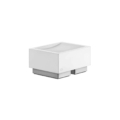 Gessi RETTANGOLO ACCESSORIES 20825 Mydelniczka w kolorze bialym wiele kolorow 031 Chrom 099 Czarny XL 149 Finox 706 Czarny Metal PVD 030 Miedź PVD 707 Czarny metal szczotkowany PVD 708 Miedź szczotkowana PVD