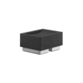Gessi RETTANGOLO ACCESSORIES 20826 Mydelniczka w kolorze czarnym wiele kolorow 031 Chrom 099 Czarny XL 149 Finox 706 Czarny Metal PVD 030 Miedź PVD 707 Czarny metal szczotkowany PVD 708 Miedź szczotkowana PVD