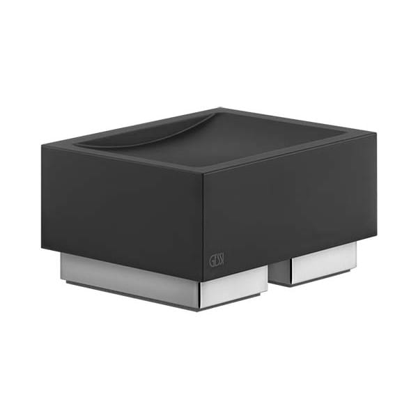 Gessi RETTANGOLO ACCESSORIES 20826 Mydelniczka w kolorze czarnym wiele kolorow 031 Chrom 099 Czarny XL 149 Finox 706 Czarny Metal PVD 030 Miedź PVD 707 Czarny metal szczotkowany PVD 708 Miedź szczotkowana PVD