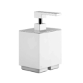 Gessi RETTANGOLO ACCESSORIES 20837 Dozownik do mydla w kolorze bialym wiele kolorow 031 Chrom 099 Czarny XL 149 Finox 706 Czarny Metal PVD 030 Miedź PVD 707 Czarny metal szczotkowany PVD 708 Miedź szczotkowana PVD