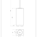 RETTANGOLO ACCESSORIES 20843 rysunek techniczny