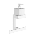 Gessi RETTANGOLO ACCESSORIES 20879 Scienna kolumna z bialym dozownikem do mydla i drazkiem na recznik wiele kolorow 031 Chrom 079 Biały CN 099 Czarny XL 149 Finox 706 Czarny Metal PVD 030 Miedź PVD 707 Czarny metal szczotkowany PVD 708 Miedź szczotkowana PVD