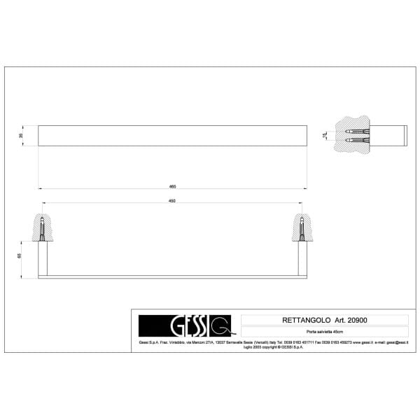 Gessi-RETTANGOLO-ACCESSORIES-20900-Wieszak-na-reczniki-45-cm-wiele-kolorow-rys-techniczny.jpg RETTANGOLO ACCESSORIES 20900 rysunek techniczny