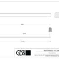 RETTANGOLO ACCESSORIES 20903 rysunek techniczny