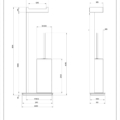 RETTANGOLO ACCESSORIES 20934 rysunek techniczny