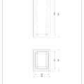 RETTANGOLO ACCESSORIES 21091 rysunek techniczny