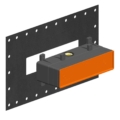 Gessi RETTANGOLO K 44639 53138 Bateria prysznicowa podtynkowa dwuobiegowa z wylewka i przelacznikiem zaworem przelaczajacym wiele kolorow 031 Chrom 149 Finox 299 Czarny XL 706 Czarny Metal PVD 030 Miedź PVD 707 Czarny metal szczotkowany PVD 708 Miedź szczotkowana PVD