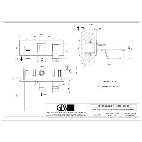 Gessi-RETTANGOLO-K-44639-53138-Bateria-prysznicowa-podtynkowa-dwuobiegowa-z-wylewka-i-przelacznikiem-zaworem-przelaczajacym-wiele-kolorow-rys-techniczny.jpg RETTANGOLO K 44639+53138 rysunek techniczny