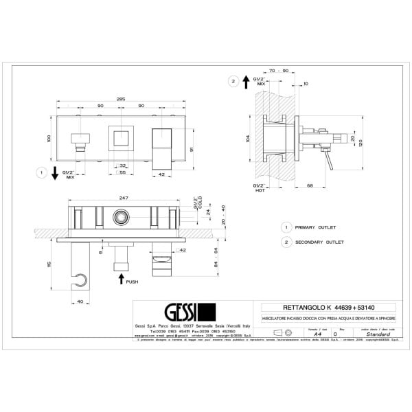 Gessi-RETTANGOLO-K-44639-53140-Bateria-prysznicowa-podtynkowa-dwuobiegowa-przylacze-weza-prysznicowego-uchwyt-sluchawki-rys-techniczny.jpg RETTANGOLO K 44639+53140 rysunek techniczny