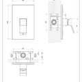 RETTANGOLO K 44655+53061 rysunek techniczny