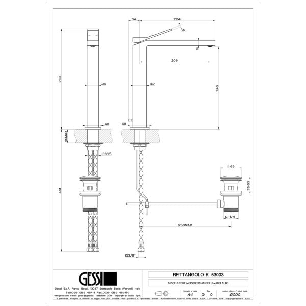 Gessi-RETTANGOLO-K-53003-Bateria-umywalkowa-nablatowa-wiele-kolorow-rys-techniczny.jpg RETTANGOLO K 53003 rysunek techniczny