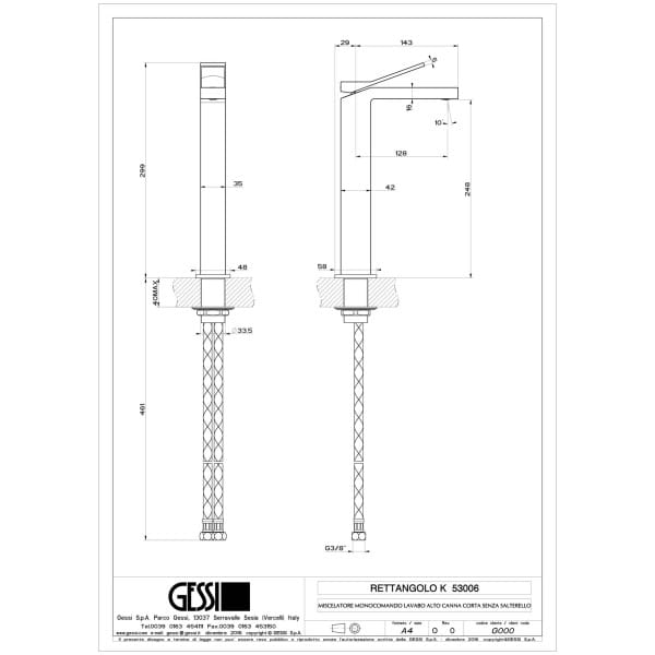 Gessi-RETTANGOLO-K-53006-Bateria-umywalkowa-nablatowa-wiele-kolorow-rys-techniczny.jpg RETTANGOLO K 53006 rysunek techniczny