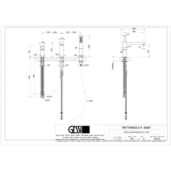 Gessi-RETTANGOLO-K-53037-Bateria-nawannowa-z-wylewka-i-wyciaganym-wezem-prysznicowym-wiele-kolorow-rys-techniczny.jpg RETTANGOLO K 53037 rysunek techniczny