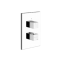 Gessi RETTANGOLO SHOWER 09269 20182 Bateria termostatyczna z przylaczami 1 2 filtrami i przelacznikiem jednoobiegowym 1 2 z glowica ceramiczna wiele kolorow 031 Chrom 149 Finox 299 Czarny XL 706 Czarny Metal PVD 030 Miedź PVD 707 Czarny metal szczotkowany PVD 708 Miedź szczotkowana PVD