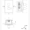 RETTANGOLO SHOWER 09269+20182 rysunek techniczny