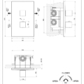 RETTANGOLO SHOWER 09269+20184 rysunek techniczny