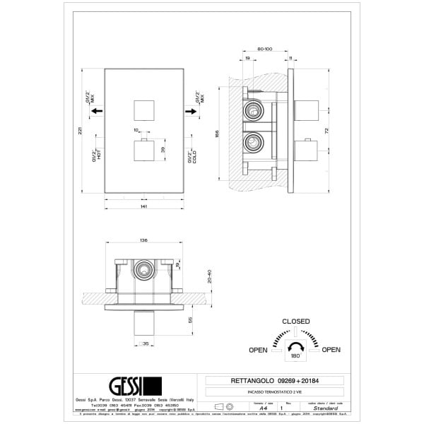 Gessi-RETTANGOLO-SHOWER-09269-20184-Bateria-termostatyczna-dwuobiegowa-z-przylaczami-1-2-filtrami-i-przelacznikiem-2-obiegowym-z-glowica-ceramiczna-wiele-kolorow-rys-techniczny.jpg RETTANGOLO SHOWER 09269+20184 rysunek techniczny