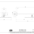 RETTANGOLO SHOWER 15185 rysunek techniczny