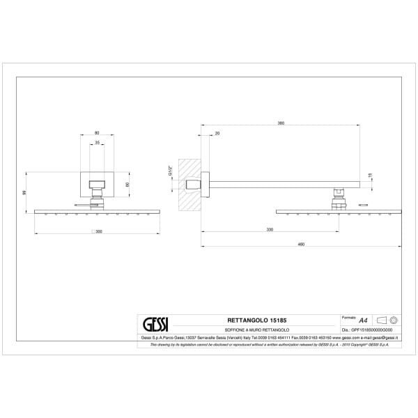 Gessi-RETTANGOLO-SHOWER-15185-Deszczownica-scienna-kwadratowa-300x300-mm-z-regulacja-i-z-antilimestone-przylacze-1-2-wiele-kolorow-rys-techniczny.jpg RETTANGOLO SHOWER 15185 rysunek techniczny